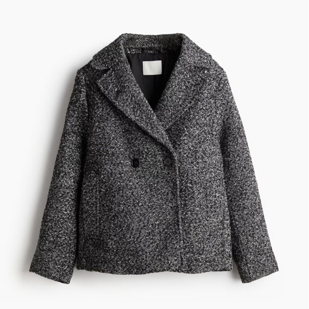 H&M Short Pea Coat (M)